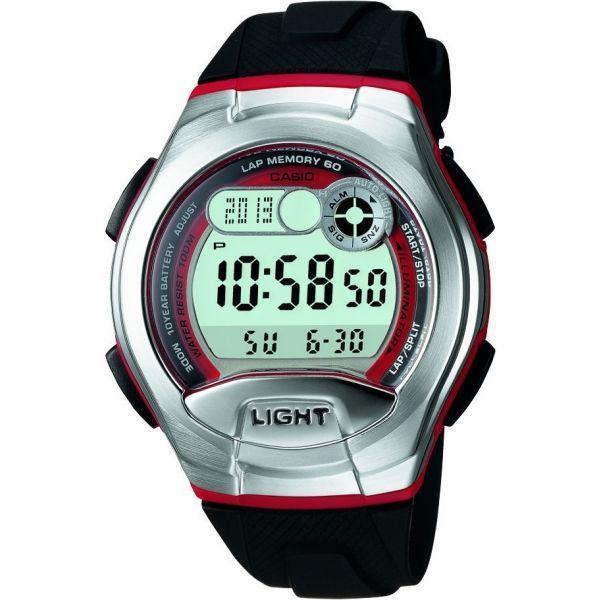 Casio Casio Illuminator W-752-4B  W-752-4B кварцевые мужские часы серый циферблат, браслет пластик — вид спереди