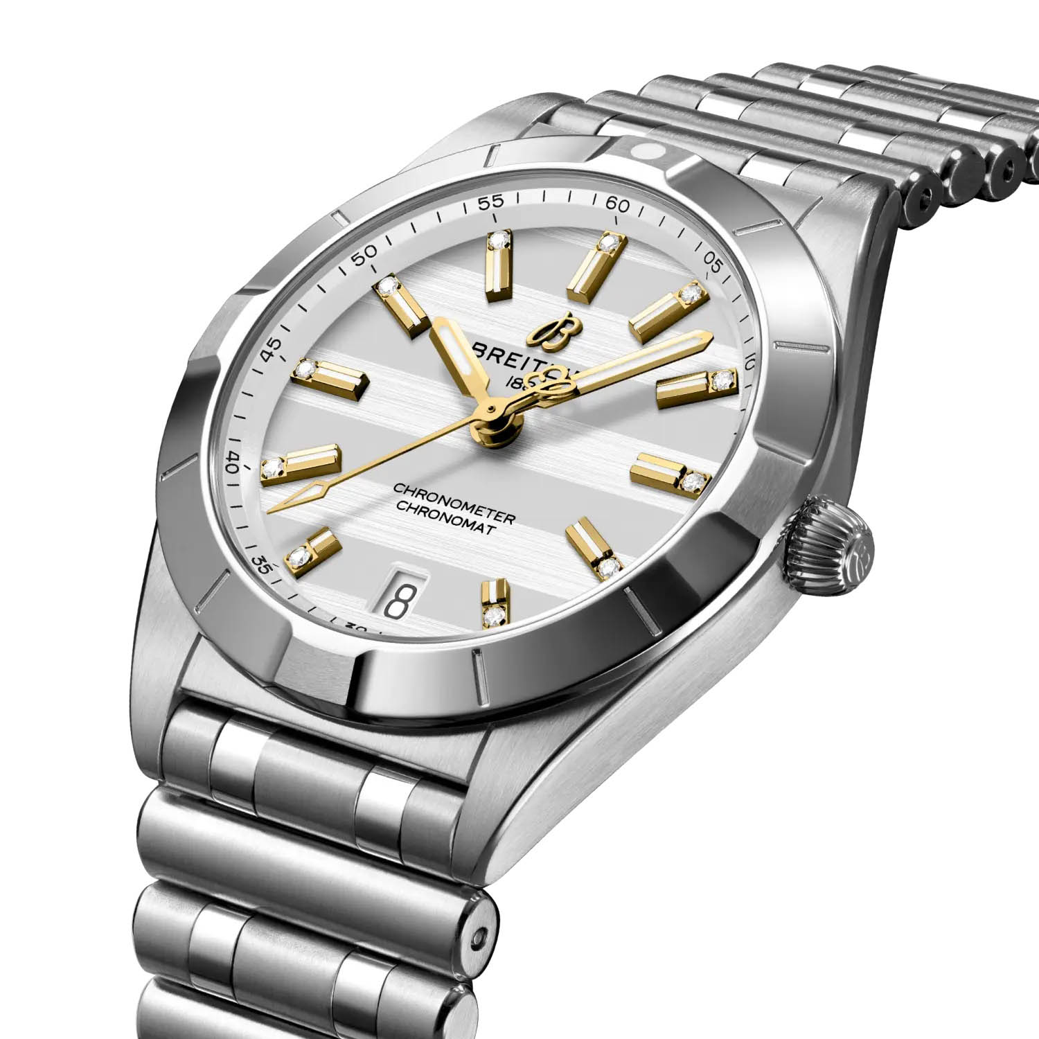 Breitling Breitling Chronomat 32 A773105A1A1A1 , наручные женские часы фото под углом