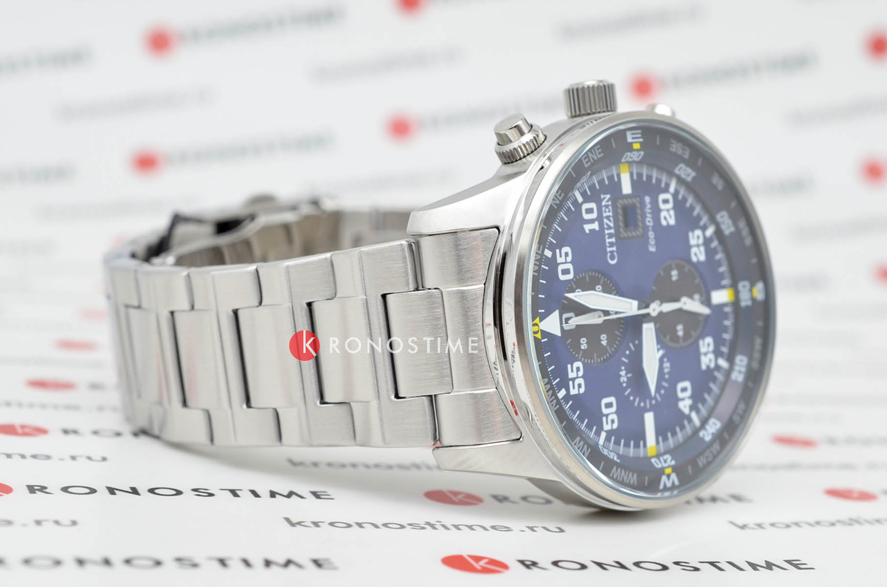 Citizen Citizen Eco-Drive CA0690-88L мужские часы синий циферблат на запястье
