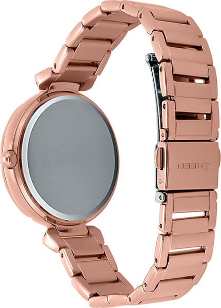 Casio Casio Sheen SHE-3061PG-7B, sheen япония женские часы на браслете 18-каратное желтое золото боковой вид