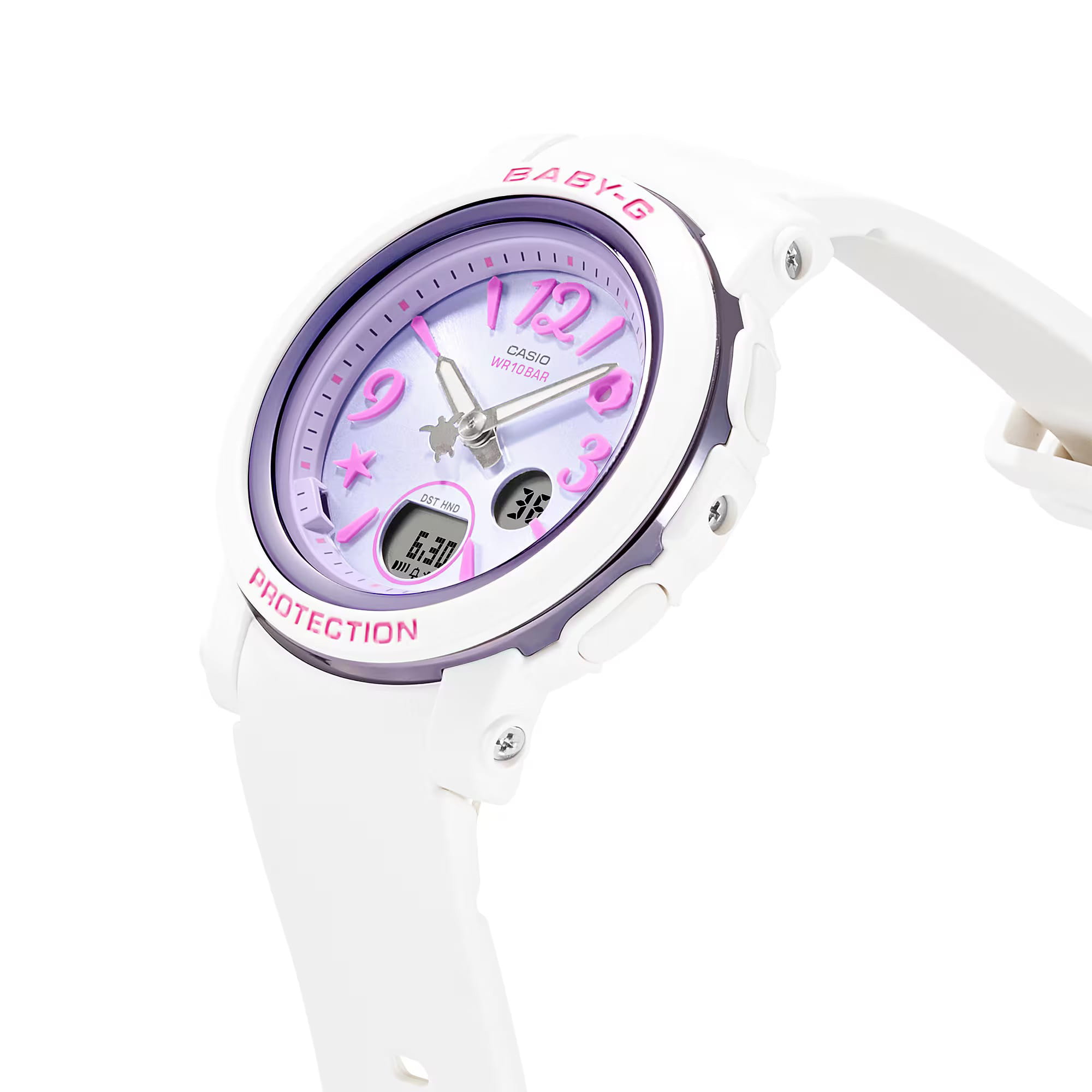 Casio Casio Baby-G BGA-290US-6ADR (BGA-290US-6A), g-shock япония женские часы на браслете пластик боковой вид