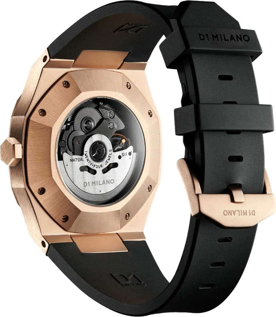 Оригинальные часы D1 Milano D1 Milano Skeleton SKRJ03 механические калибр механизма seiko общий вид