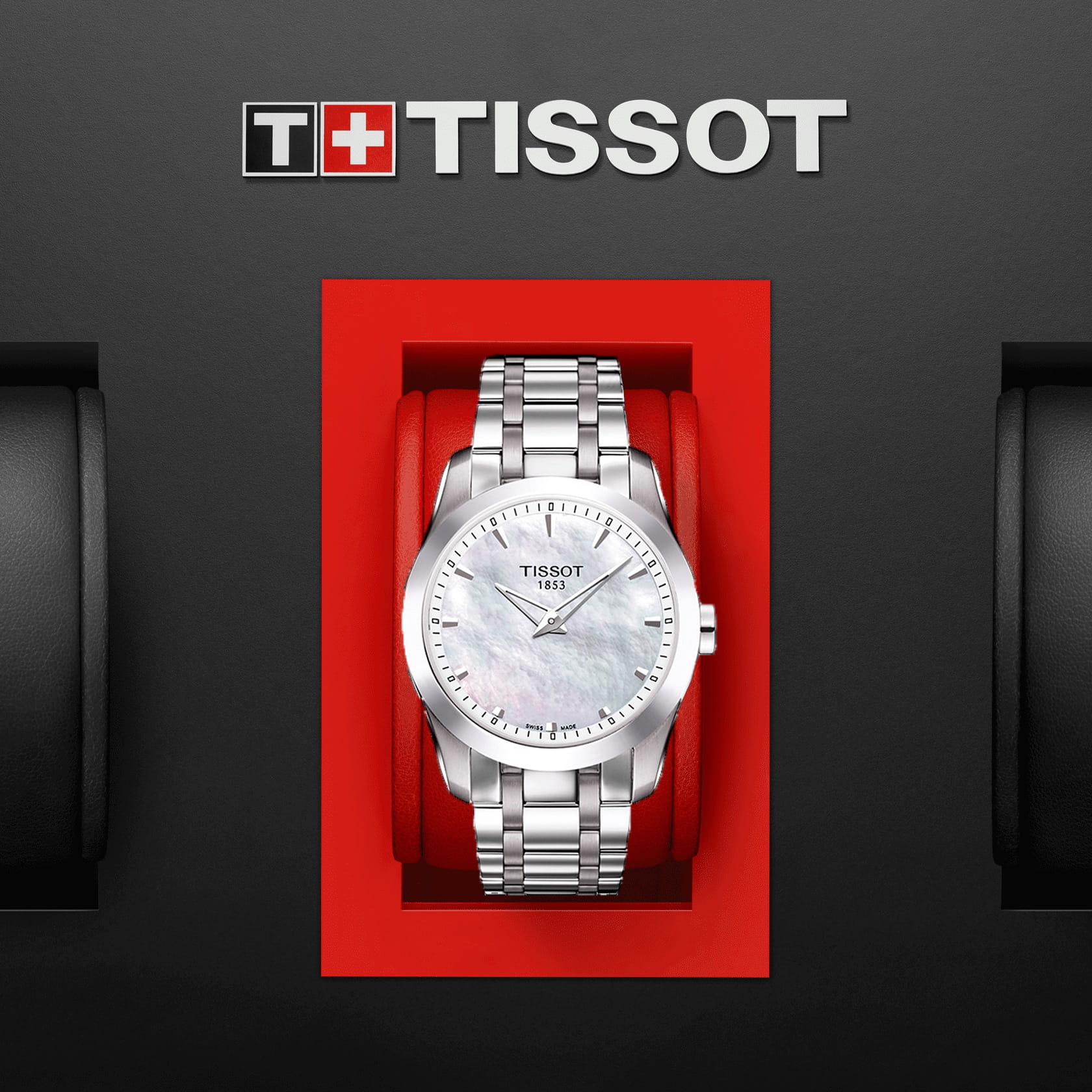 Tissot Tissot Couturier T035.246.11.111.00 Couturier, наручные женские часы фото под углом