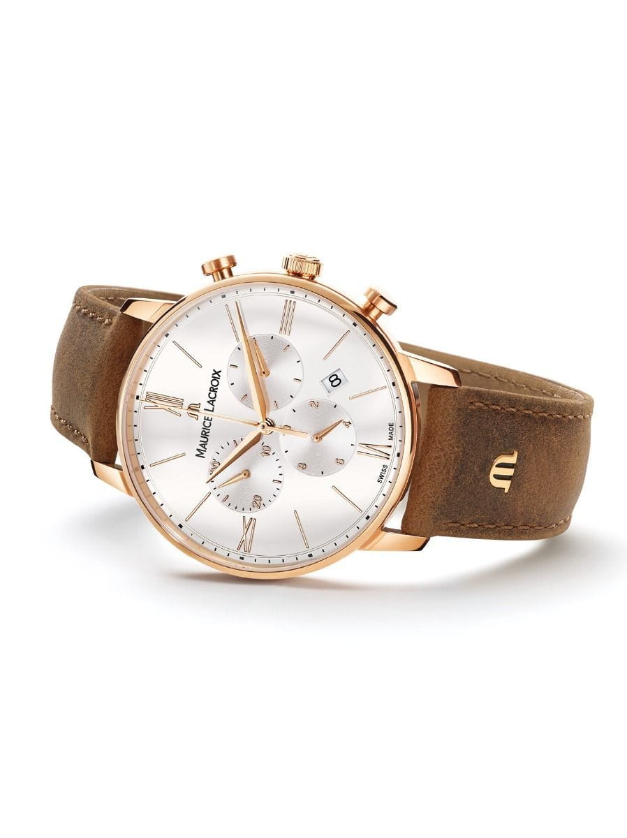 Maurice Lacroix Maurice Lacroix Eliros Chronograph EL1098-PVP01-113-1 , наручные мужские часы фото под углом