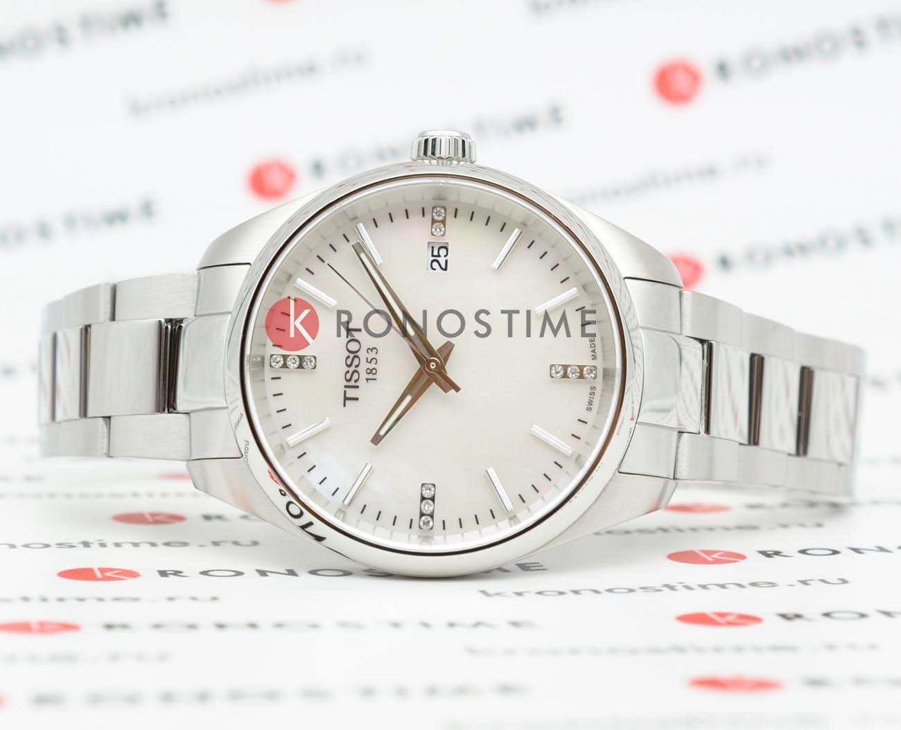 Tissot Tissot PR 100 Quartz 34mm T150.210.11.116.00 PR 100, наручные женские часы фото под углом