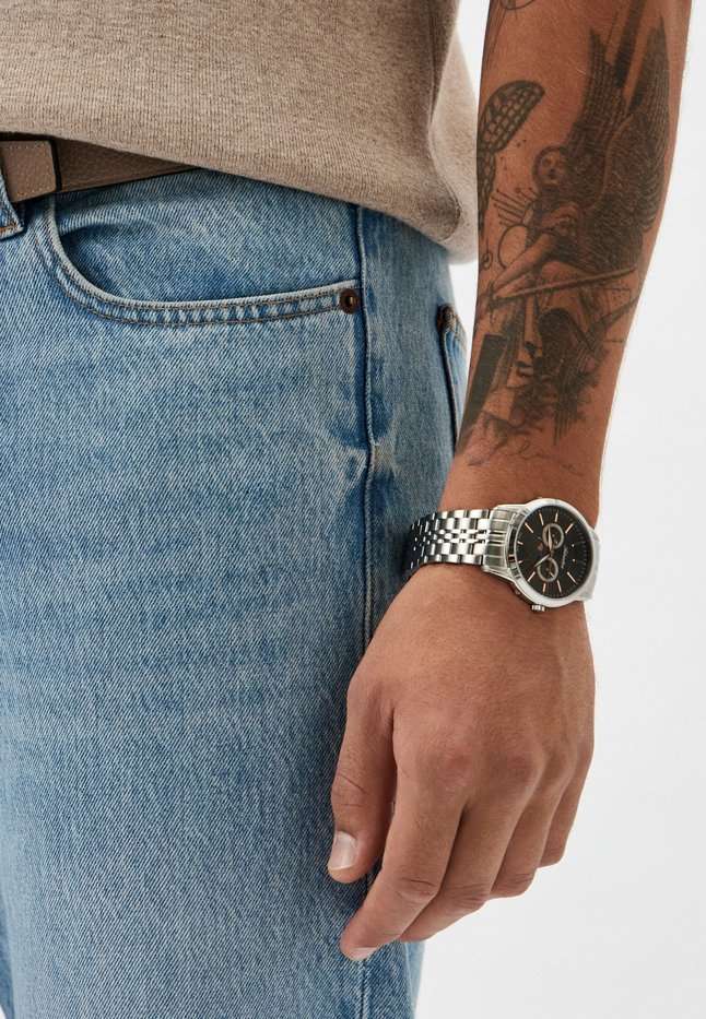 Adriatica Adriatica Moonphase A8306.51R7QF кварцевые мужские часы часы крупный план черный циферблата