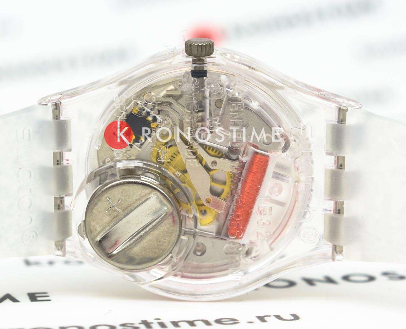 Оригинальные часы Swatch Swatch Lady LK343E кварцевые калибр механизма  общий вид