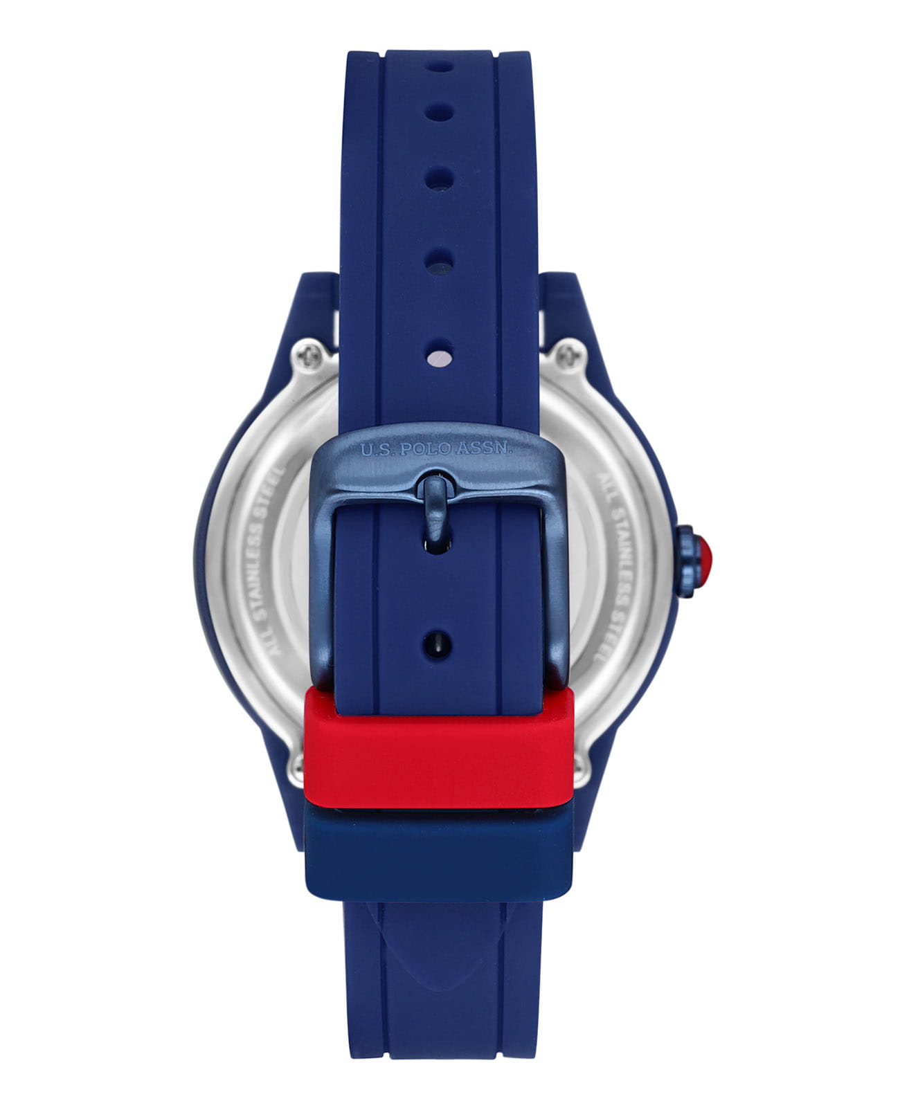 U.S. Polo Assn. U.S. Polo Assn Yard USPA2007-02,  сша женские часы на браслете силикон боковой вид