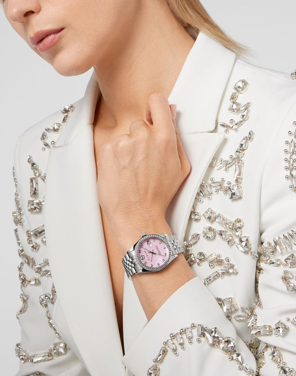 Philipp Plein Philipp Plein Date Superlative PWYAA0123 , наручные женские часы фото под углом