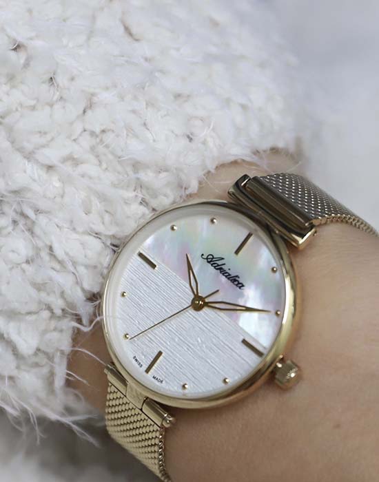 Adriatica Adriatica Essence A3737.119FQ  - задняя крышка сталь металл корпуса, швейцария часы