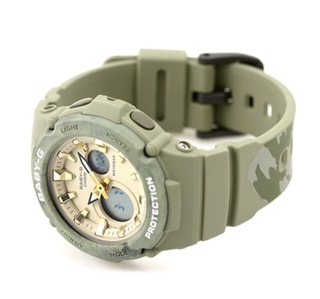 Casio Casio Baby-G BGA-275M-3A кварцевые женские часы часы крупный план белый циферблата