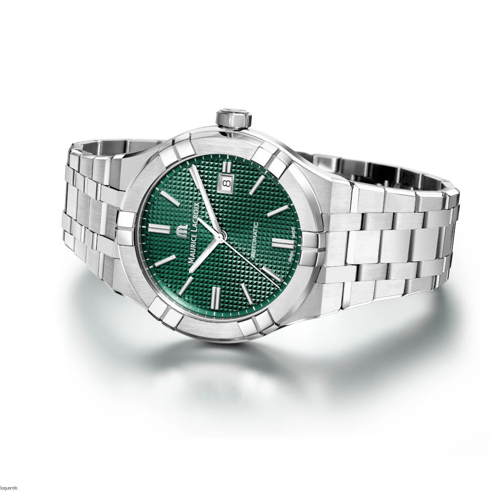 Maurice Lacroix Maurice Lacroix Aikon Automatic AI6008-SS002-630-1, aikon швейцария мужские часы на браслете нержавеющая сталь боковой вид