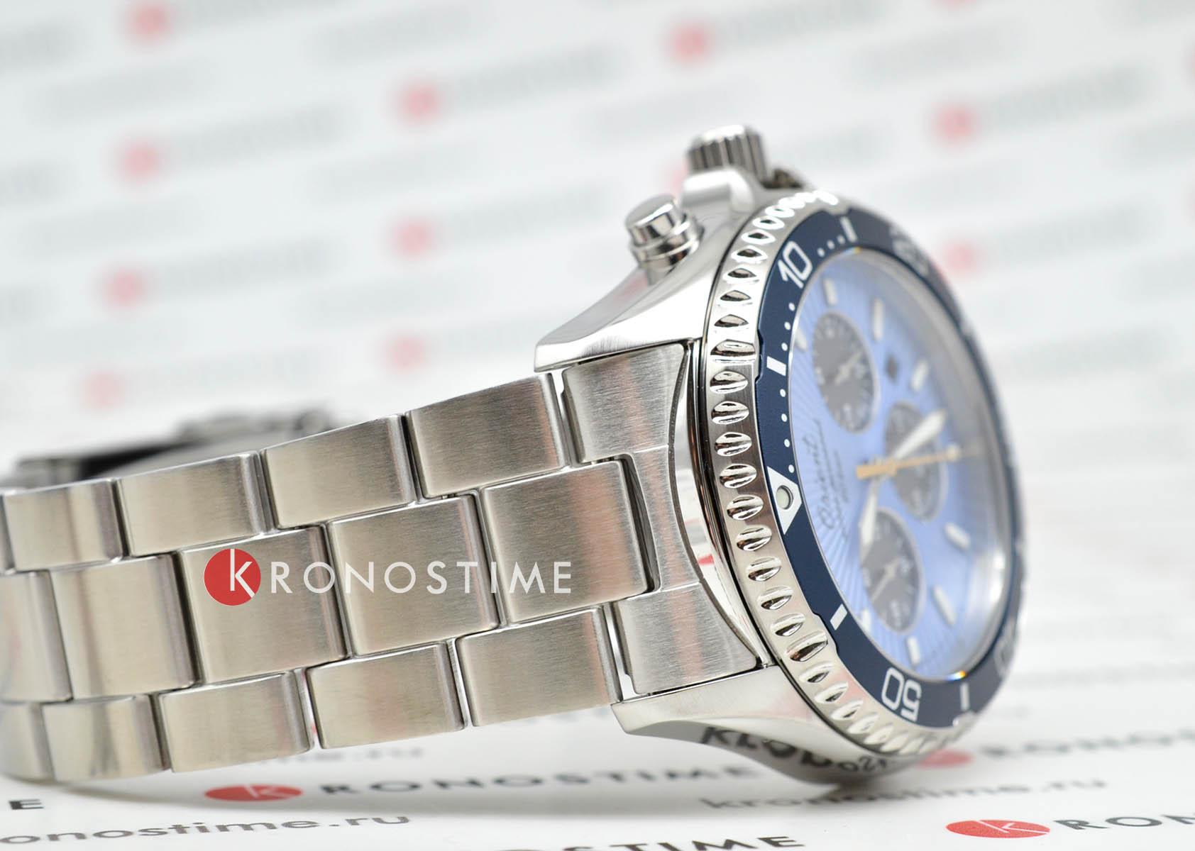 Orient Orient Chronograph Mako Kamasu RA-TX0210L (RN-TX0210L) мужские часы синий циферблат на запястье