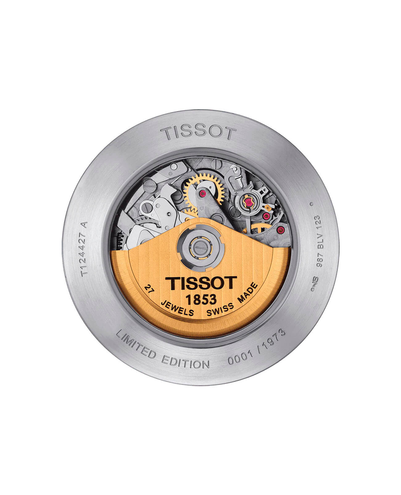 Tissot Tissot Heritage 1973 T124.427.16.031.00 , наручные мужские часы фото под углом