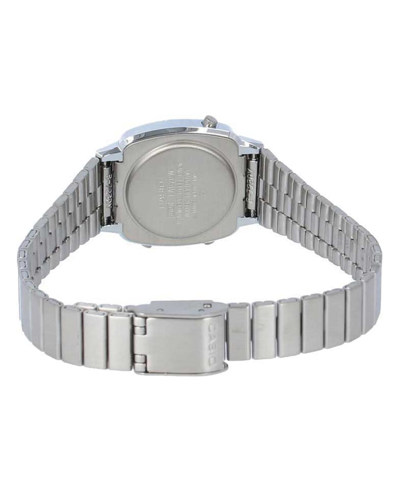 Casio Casio Vintage LA670WES-4AEF, collection япония женские часы на браслете нержавеющая сталь боковой вид