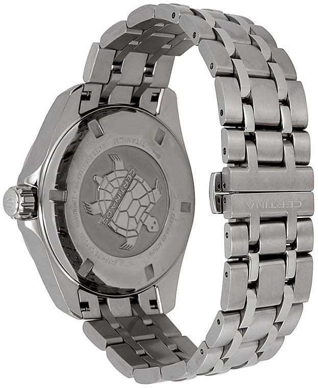 Certina Certina DS Action C032.851.44.087.00,  швейцария мужские часы на браслете титановый боковой вид