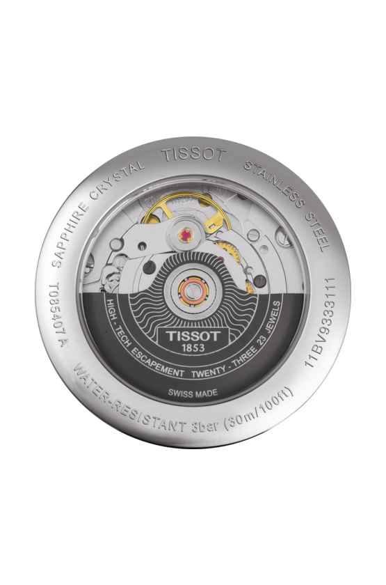 Tissot Tissot Carson Powermatic 80 T085.407.11.011.00, t-classic швейцария мужские часы на браслете нержавеющая сталь боковой вид