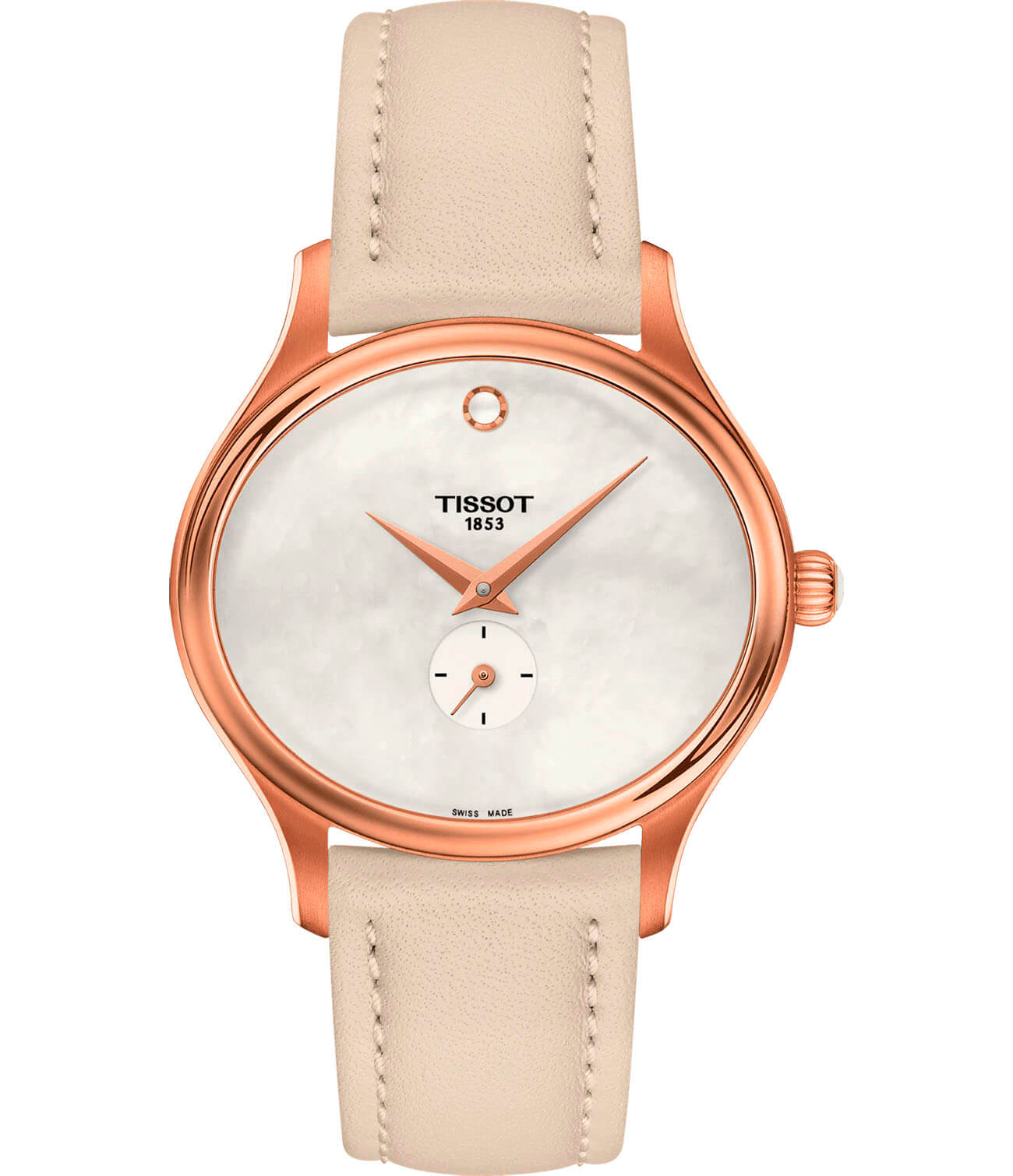 Tissot Tissot Bella Ora T103.310.36.111.00 Bella Ora T1033103611100 кварцевые женские часы  циферблат, браслет кожаный — вид спереди