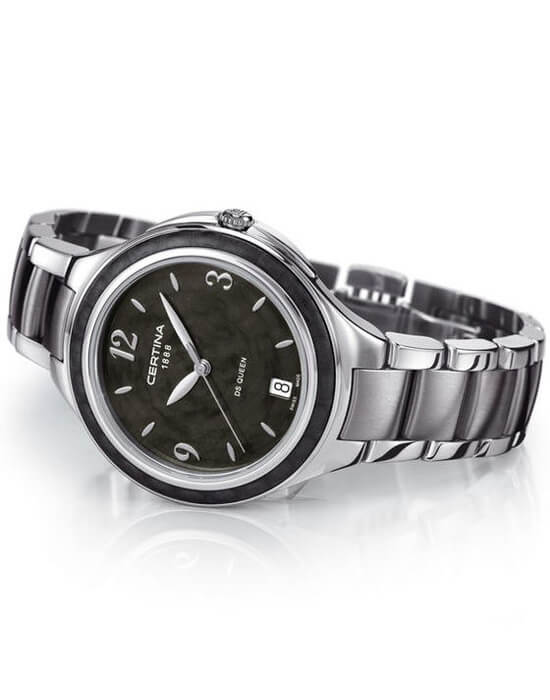 Certina Certina DS Queen C018.210.11.057.00, ds podium швейцария женские часы на браслете нержавеющая сталь боковой вид