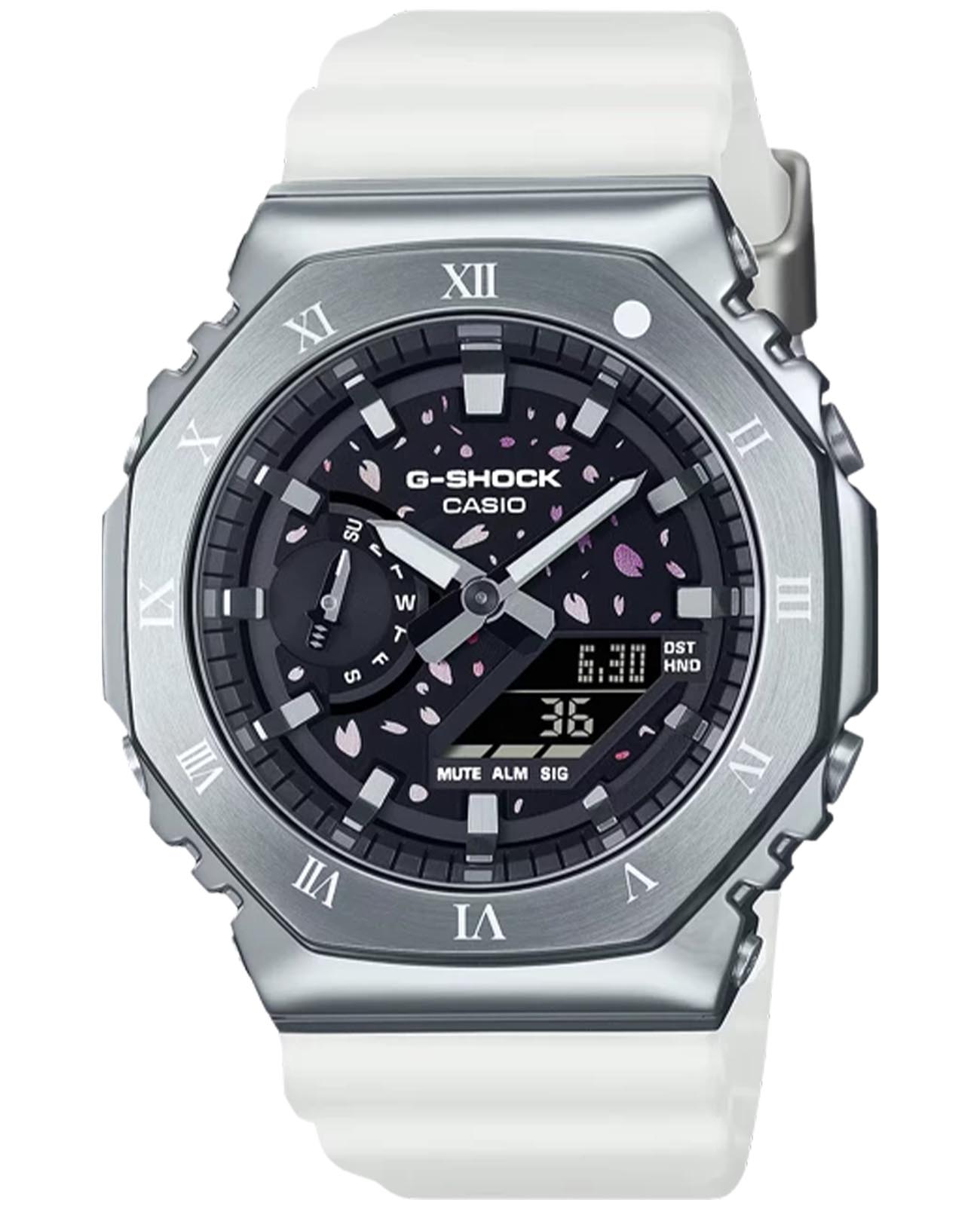 Casio Casio G-Shock GM-2100TTTR-8A GM GM-2100TTTR-8A электронные мужские часы антрацитовый циферблат, браслет пластик — вид спереди