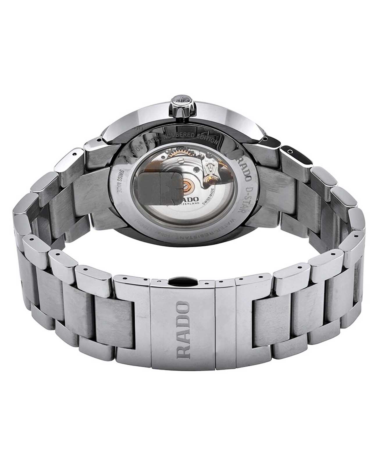 Rado Rado D-Star R15938163,  швейцария мужские часы на браслете нержавеющая сталь боковой вид