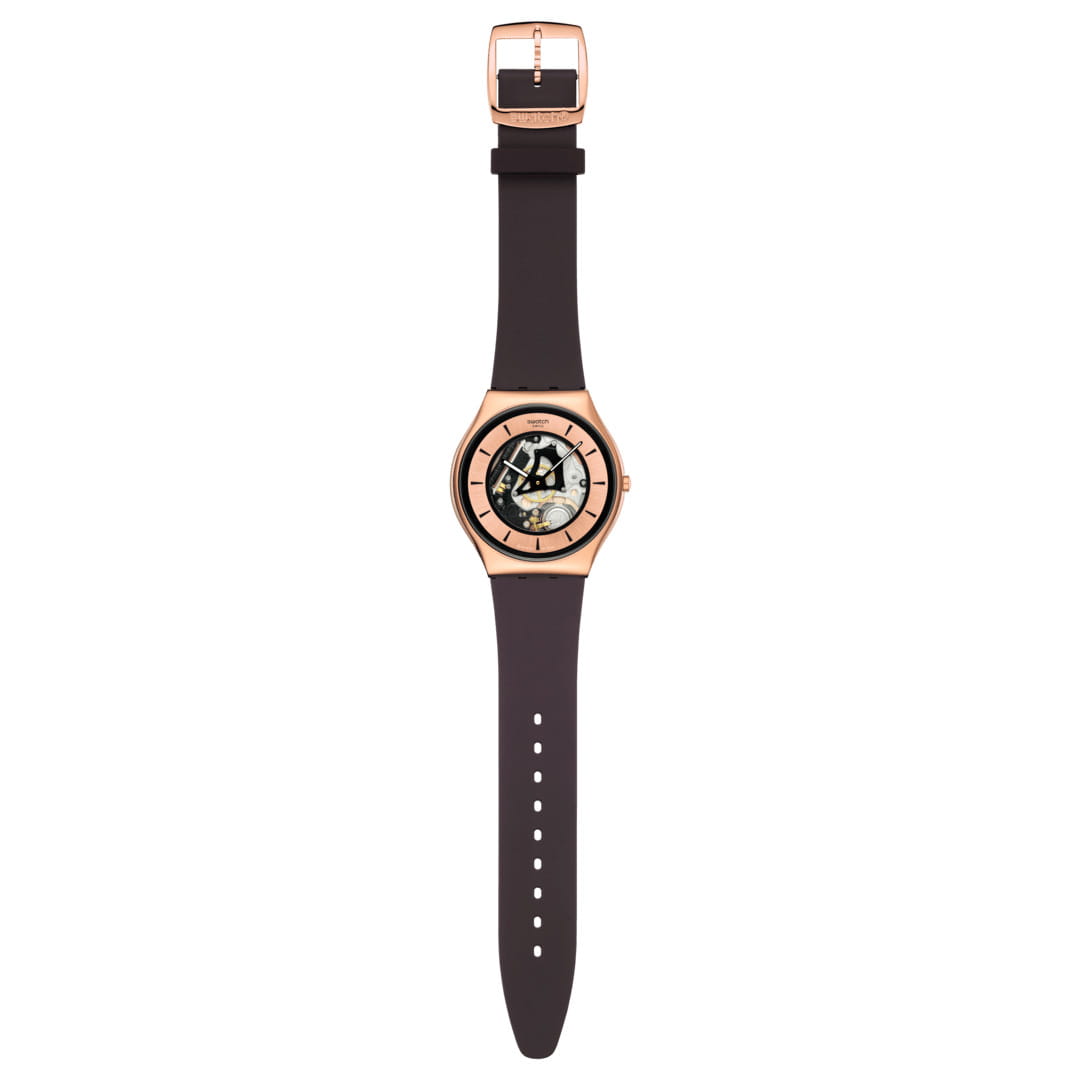 Swatch Swatch Skin Irony 42 Lacquered SS07G107, irony швейцария женские часы на браслете силикон боковой вид