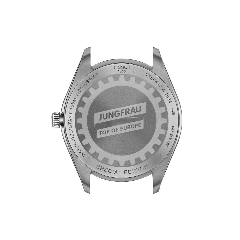 Tissot Tissot PR 100 Jungfraubahn Quartz 40mm T150.410.11.031.00 кварцевые мужские часы часы крупный план белый циферблата