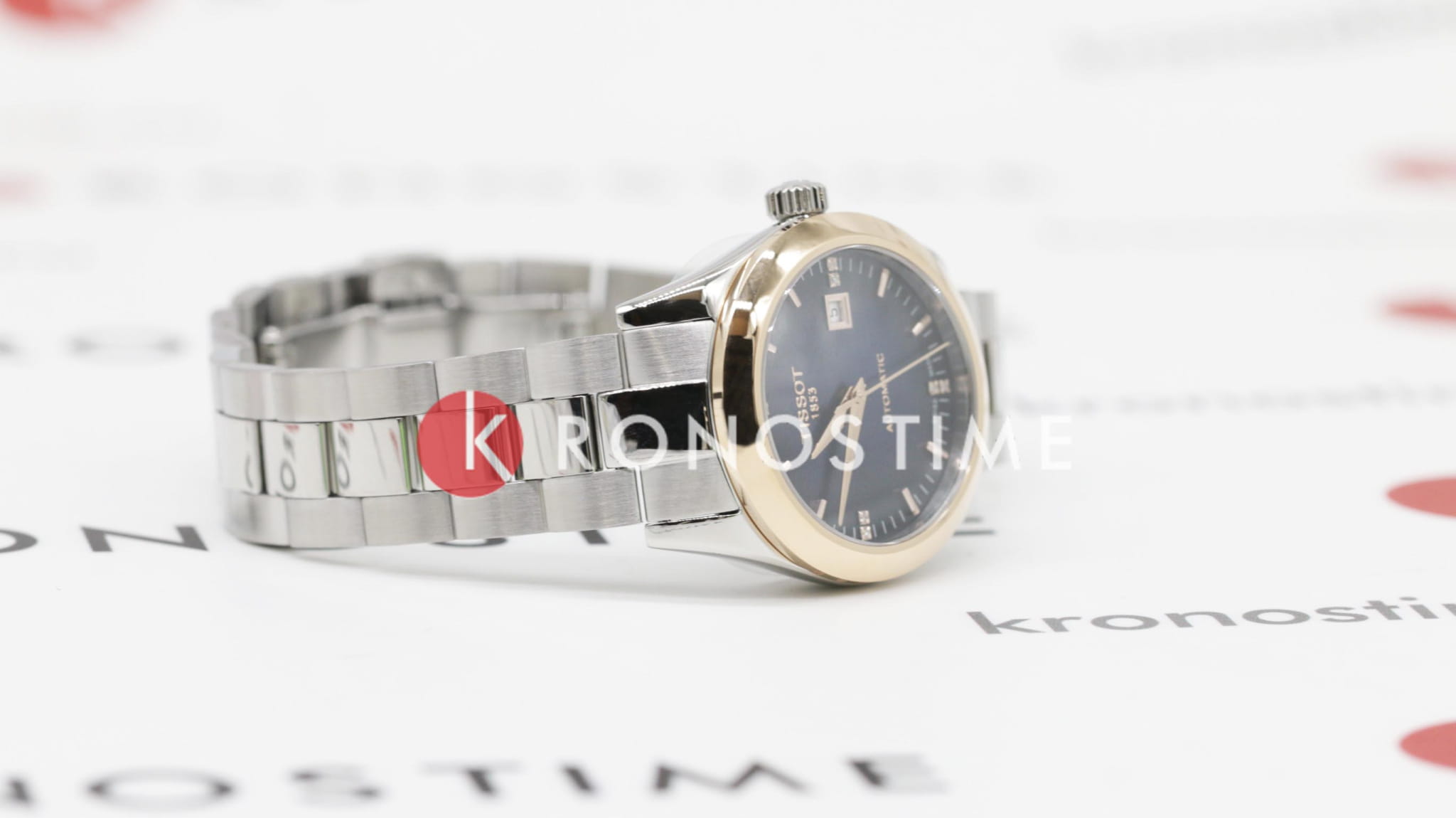 Tissot Tissot T-My Lady Automatic 18K Gold T930.007.41.046.00 швейцария наручные женские часы заводная головка с логотипом Tissot