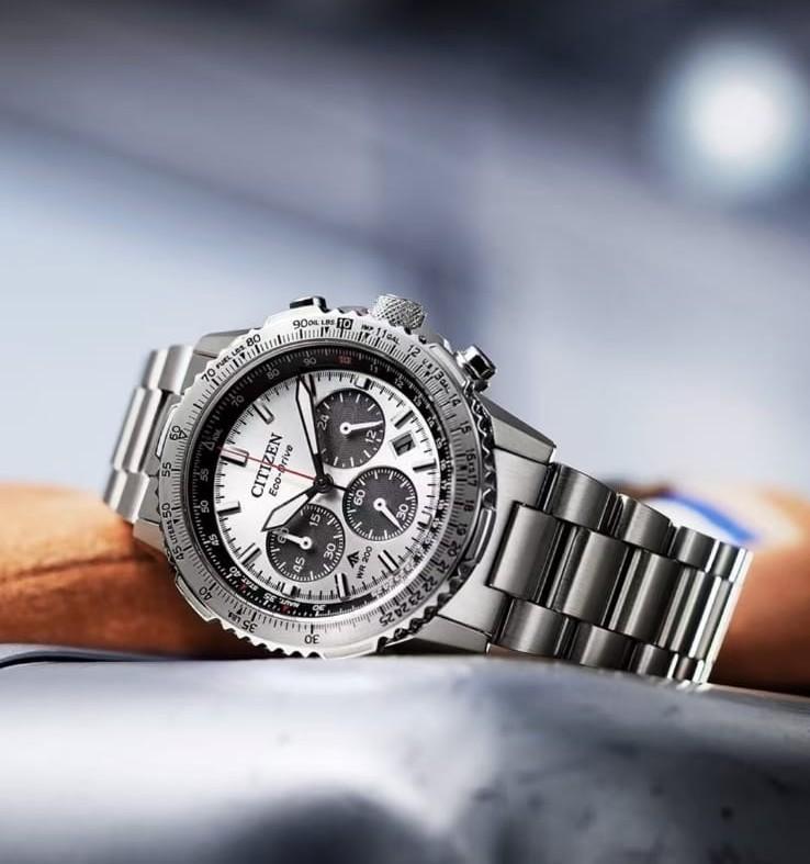 Citizen Citizen Promaster CA4660-61A, promaster япония мужские часы на браслете нержавеющая сталь боковой вид