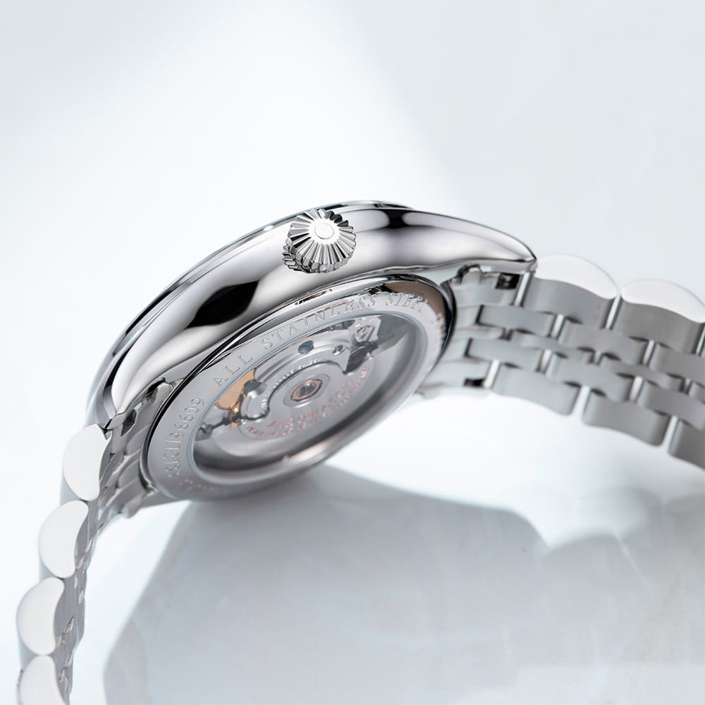 Aerowatch Aerowatch Les Grandes Classiques 60996 AA03 M,  швейцария мужские часы на браслете нержавеющая сталь боковой вид