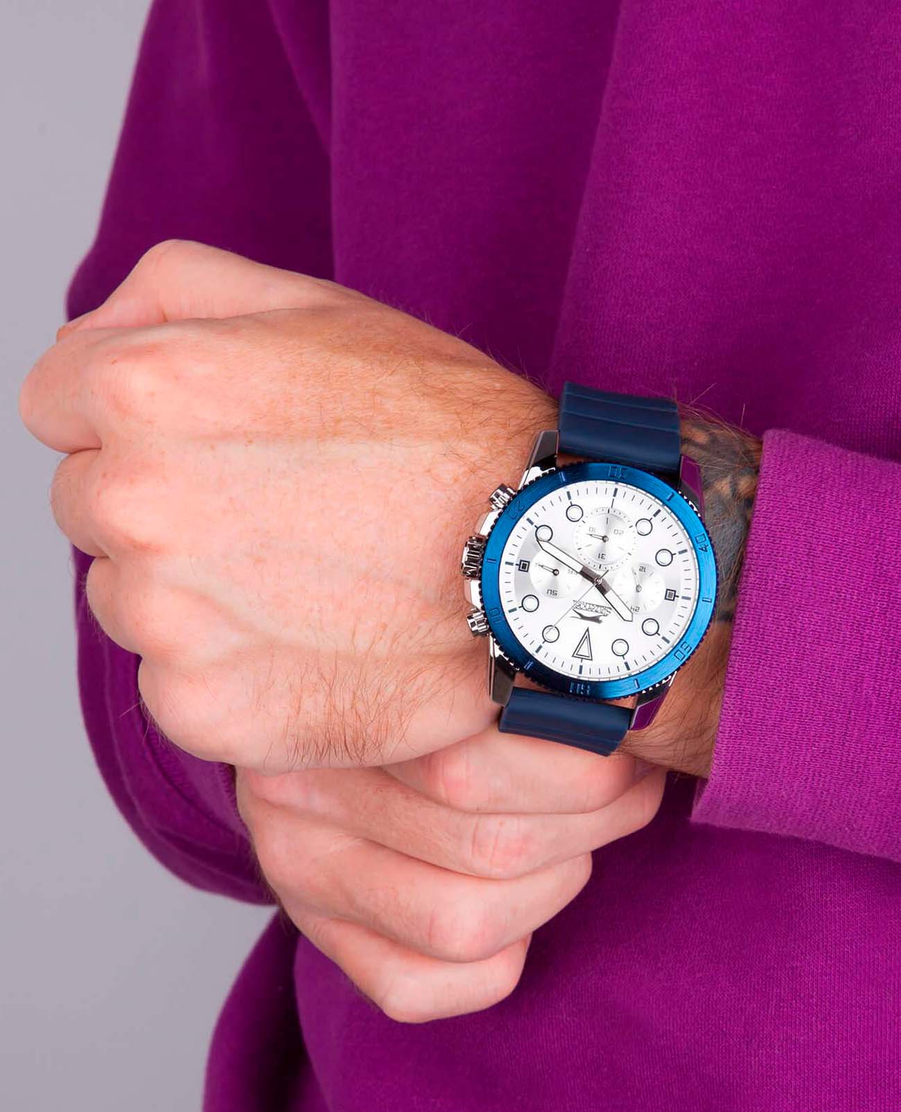 Slazenger Slazenger SL.09.2012.2.02,  англия мужские часы на браслете силикон боковой вид
