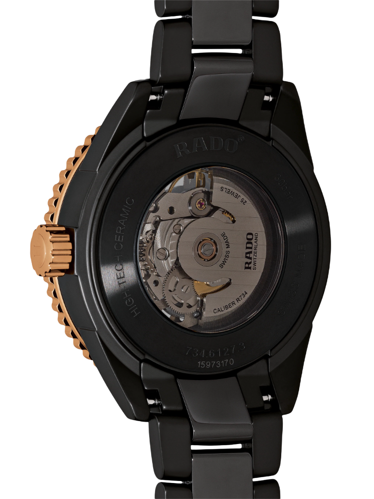 Rado Rado Captain Cook High-Tech Ceramic R32127162 Automatic, наручные мужские часы фото под углом