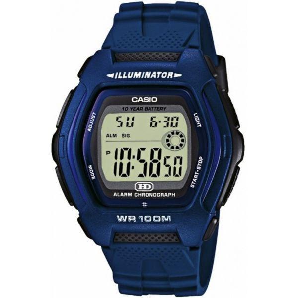 Casio Casio Collection HDD-600C-2A  HDD-600C-2A кварцевые мужские часы зеленый циферблат, браслет пластик — вид спереди