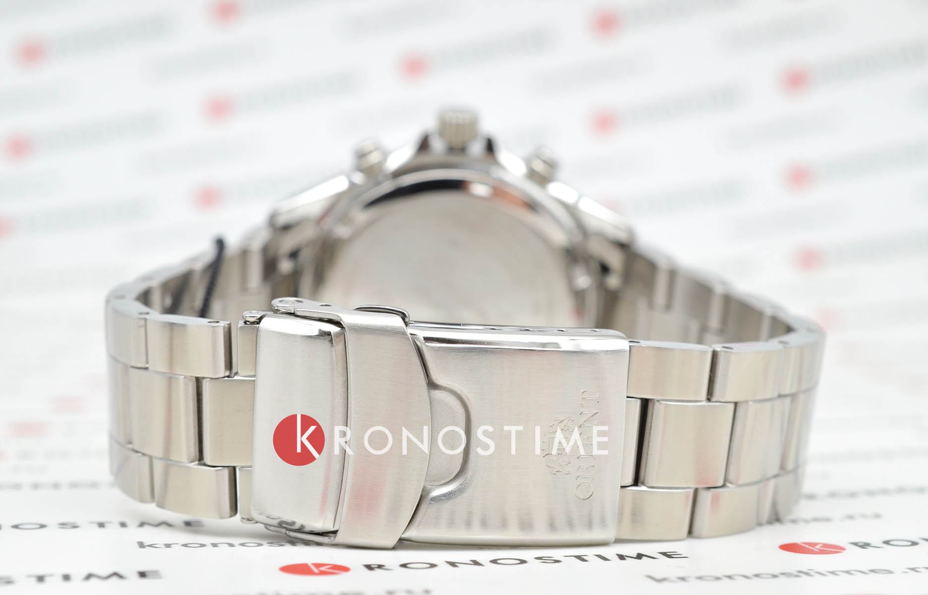 Orient Orient Chronograph Mako Kamasu RA-TX0210L (RN-TX0210L) кварцевые мужские часы часы крупный план синий циферблата