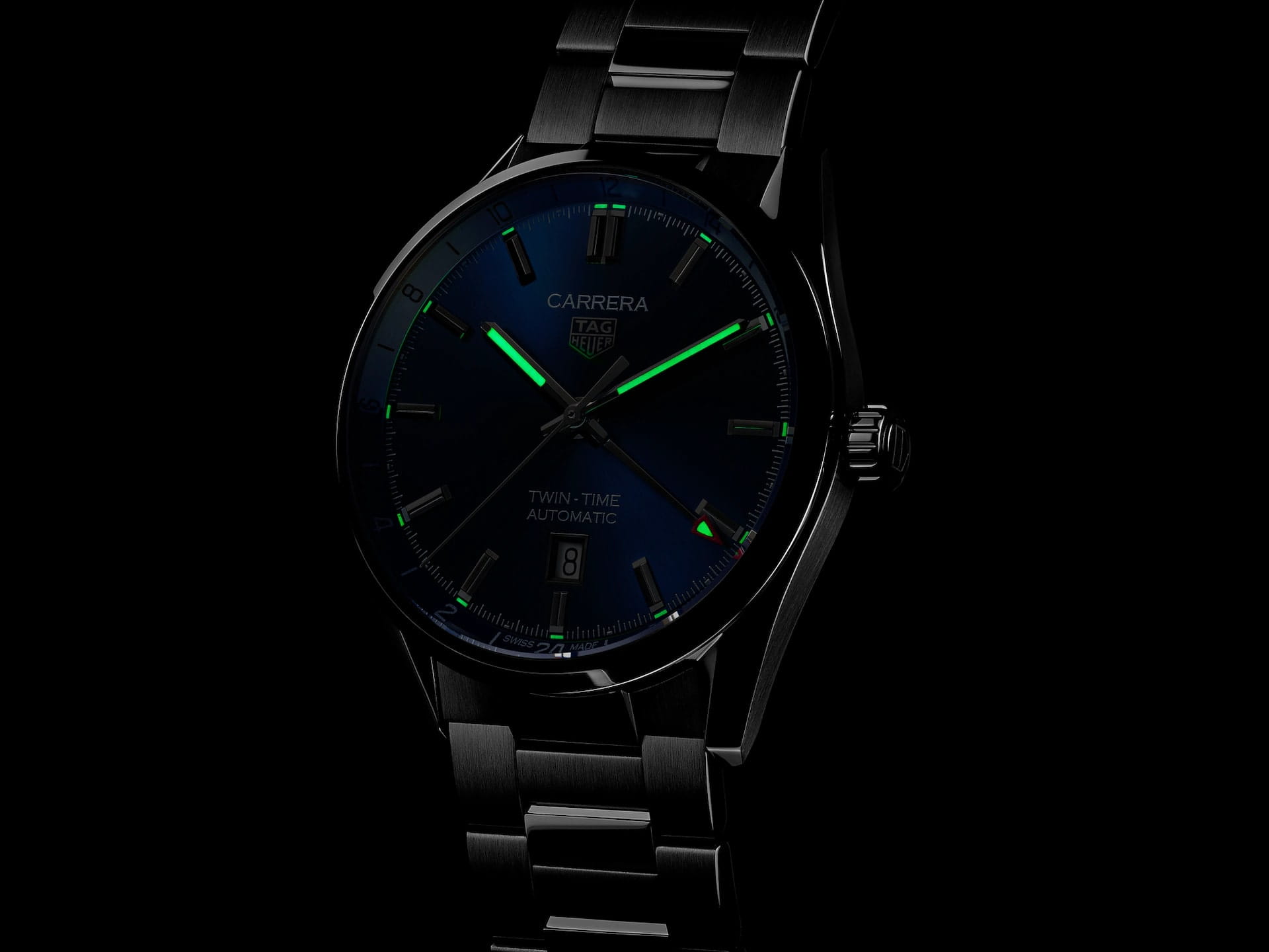 Оригинальные часы TAG Heuer TAG Heuer Carrera WBN201A.BA0640 механические калибр механизма calibre 7 общий вид