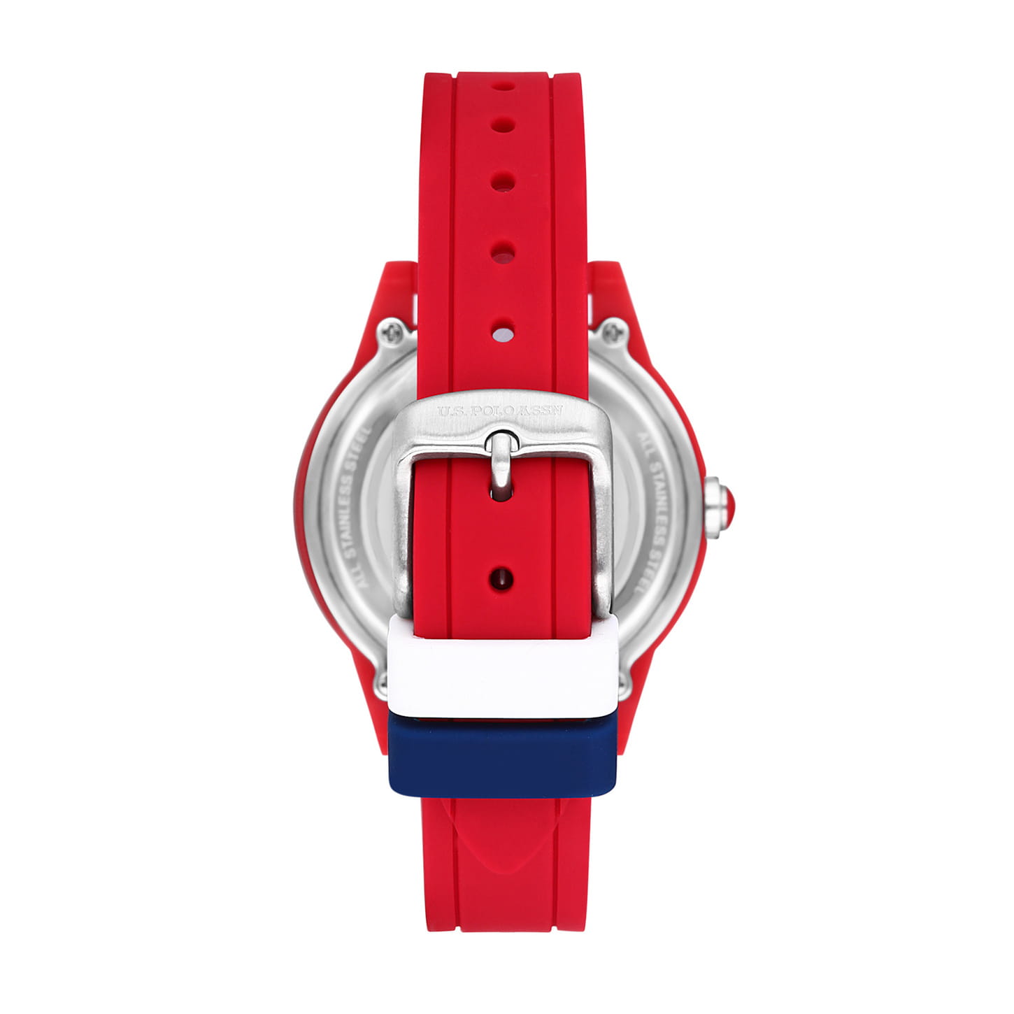 U.S. Polo Assn. U.S. Polo Assn. Yard USPA2007-04,  сша женские часы на браслете силикон боковой вид