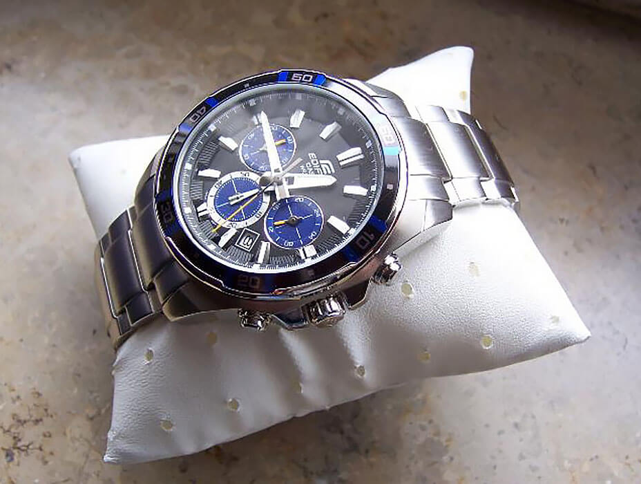 Casio Casio Edifice EFR-534D-1A2 мужские часы черный циферблат на запястье