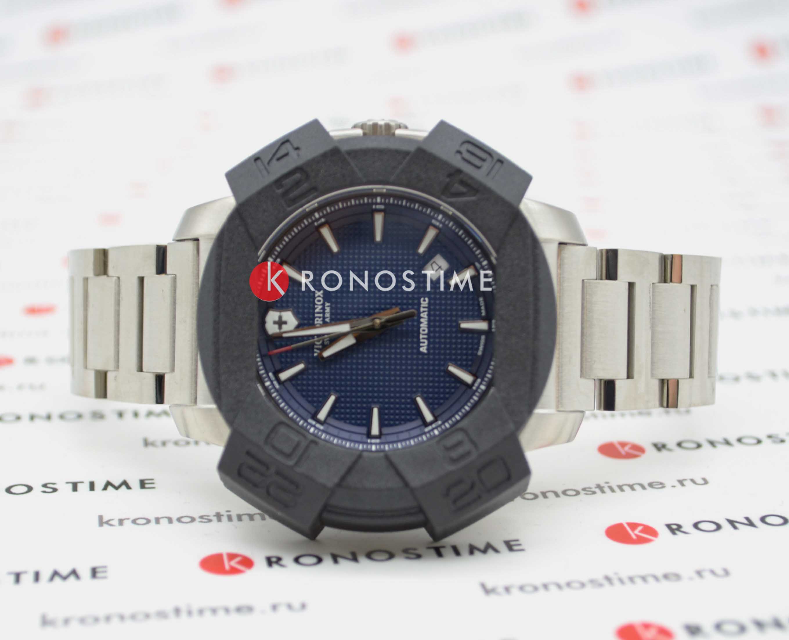 Victorinox Victorinox I.N.O.X. MECHANICAL 241835 мужские часы синий циферблат на запястье