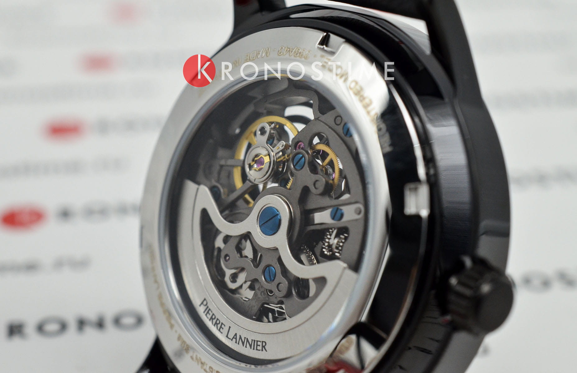 Pierre Lannier Pierre Lannier Paddock 338A433  - задняя крышка металл сталь корпуса, франция часы