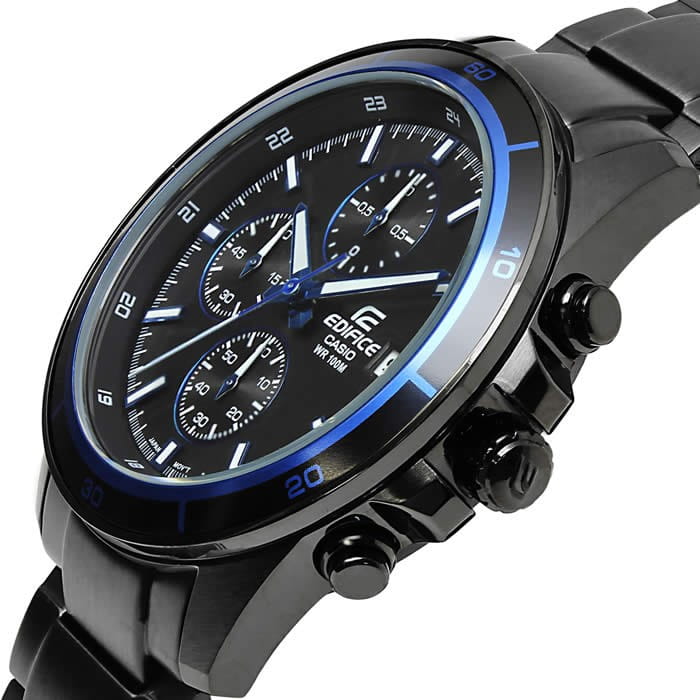 Casio Casio Edifice EFR-526BK-1A2 EFR, наручные мужские часы фото под углом