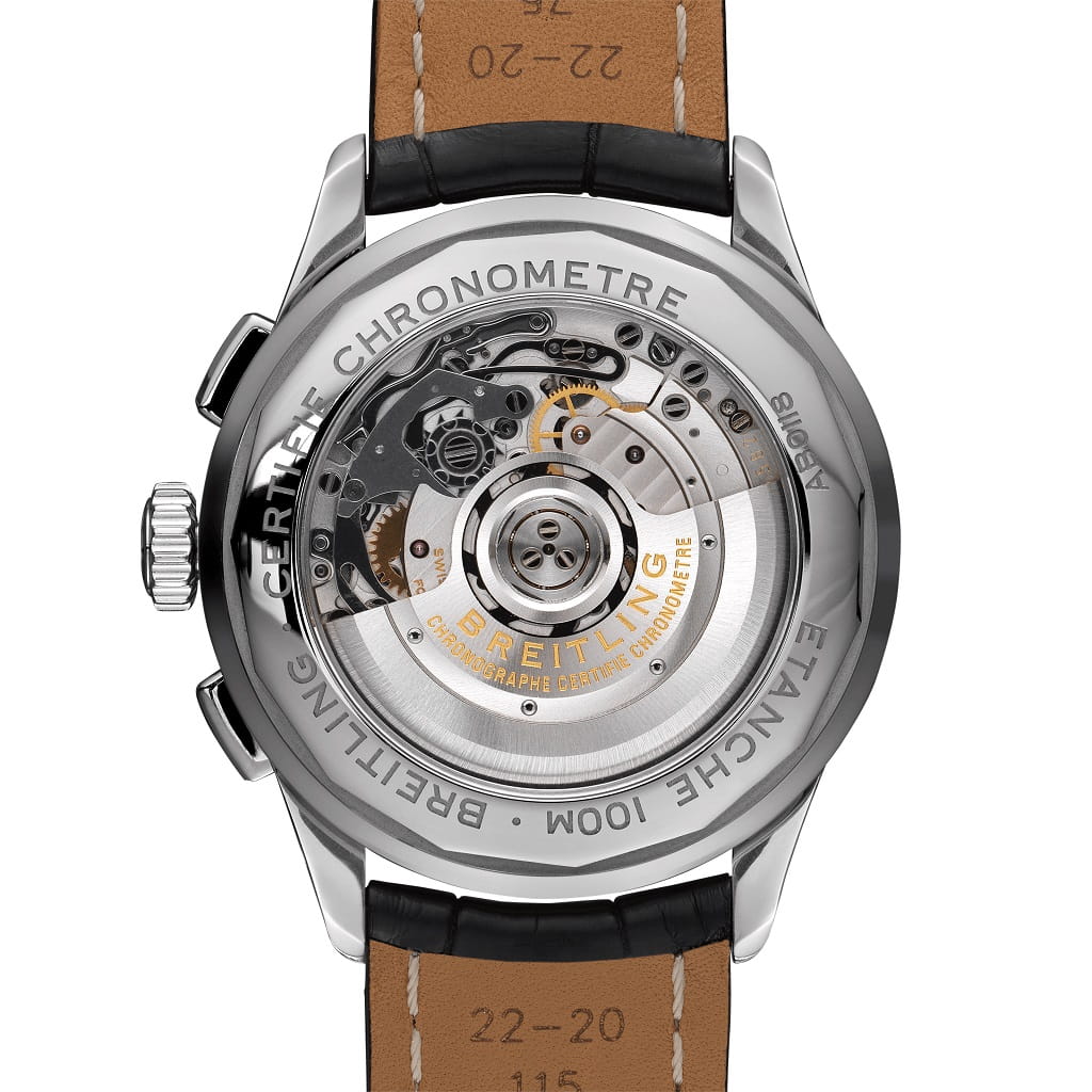 Оригинальные часы Breitling Breitling Premier B01 Chronograph 42 AB0118371B1P2 механические калибр механизма мануфактурный механизм breitling caliber b01 общий вид