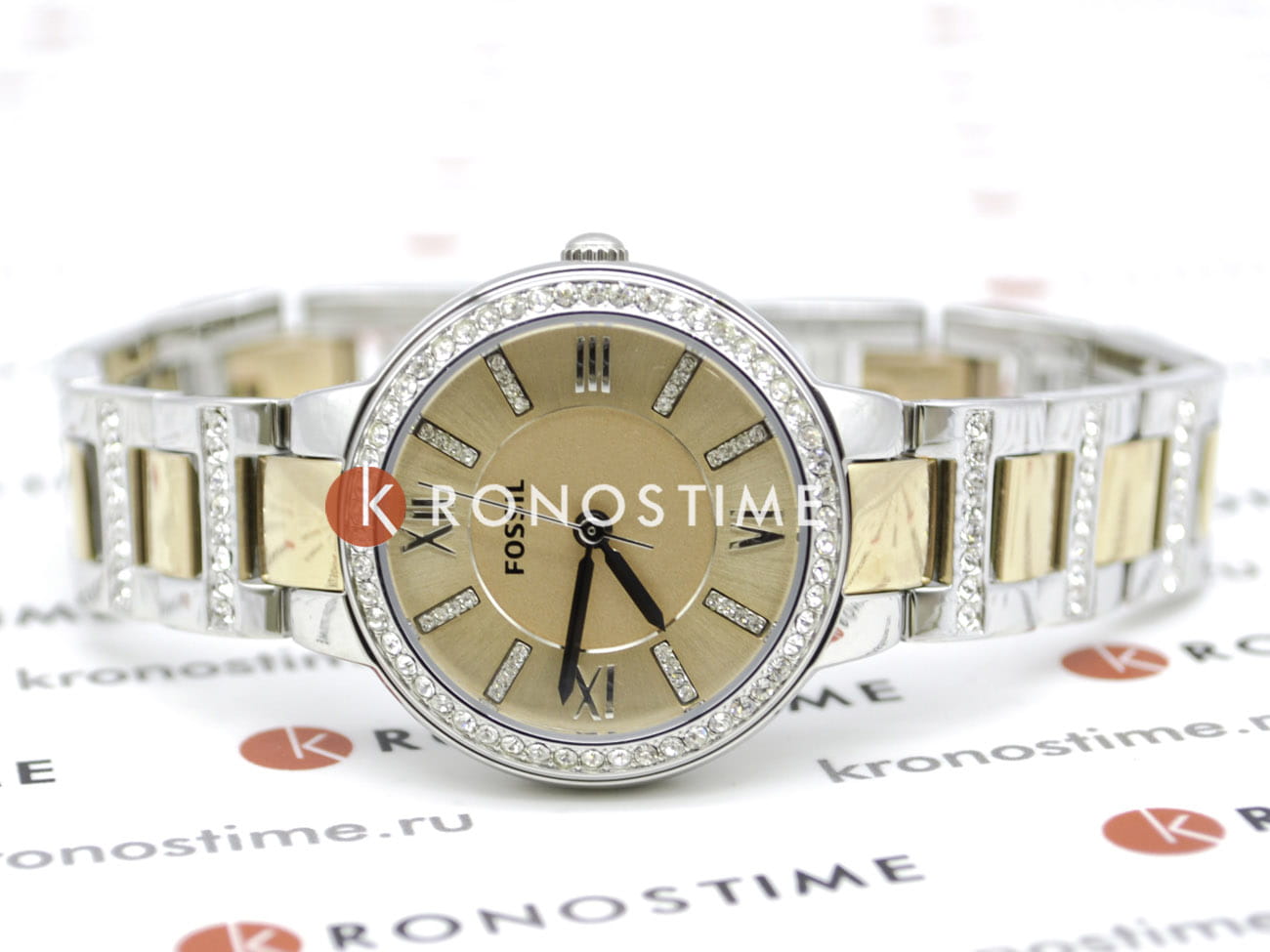 Fossil Fossil Carlie  ES3405 , наручные женские часы фото под углом