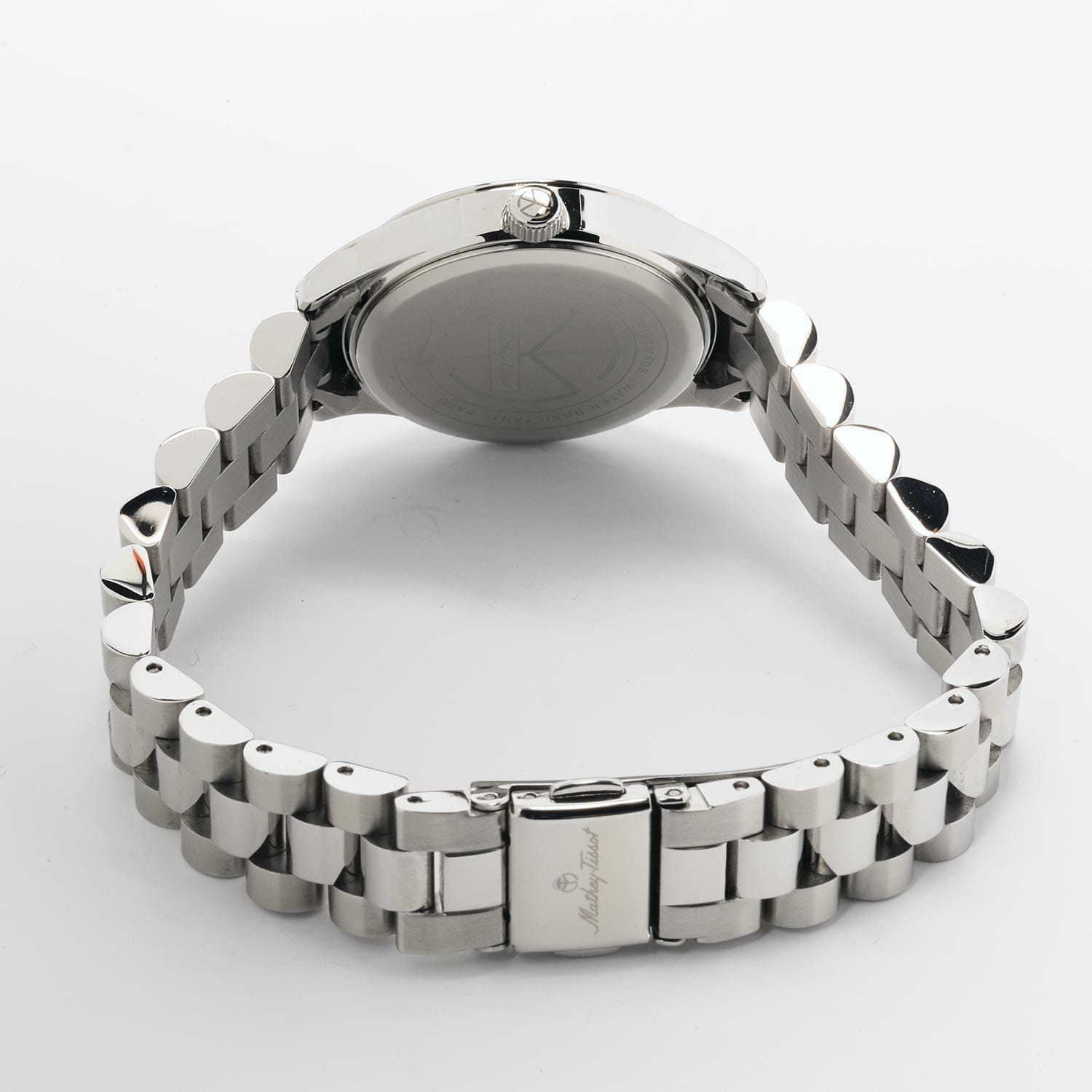 Mathey-Tissot Mathey-Tissot Urban D411MAS кварцевые женские часы часы крупный план серебристый циферблата