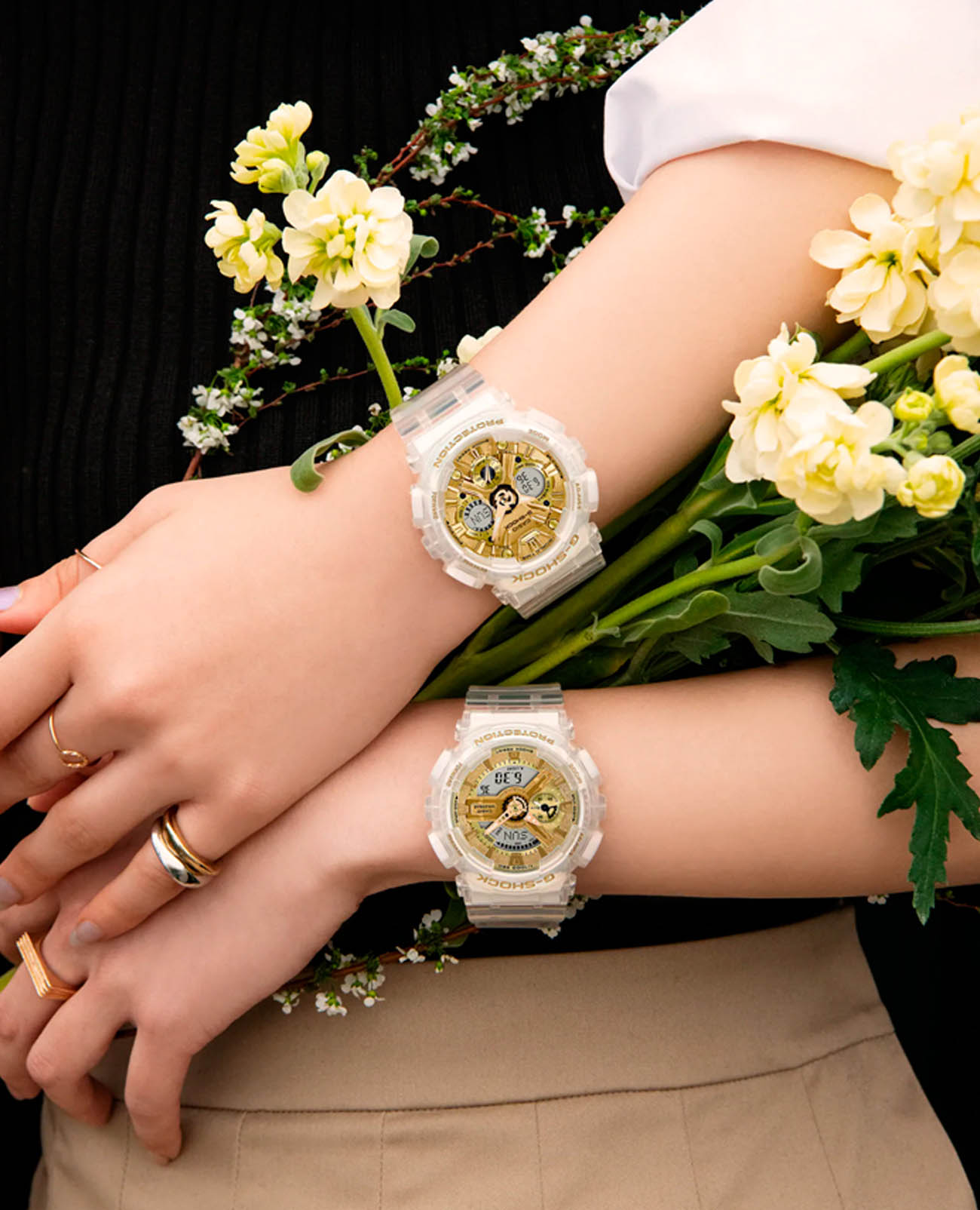 Casio Casio G-Shock GMA-S110SG-7AER  - задняя крышка пластик корпуса, япония часы