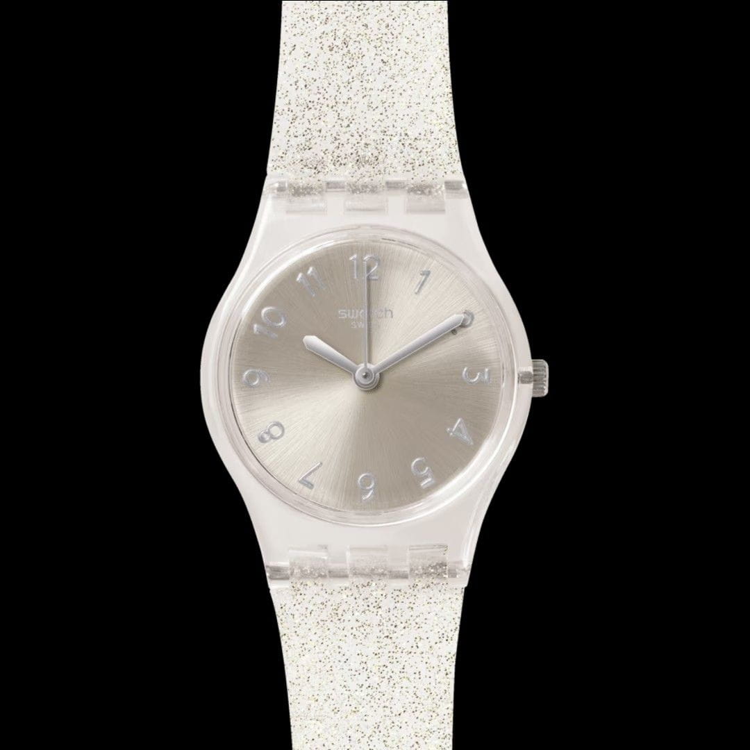 Swatch LK343E женские часы застежка крупным планом