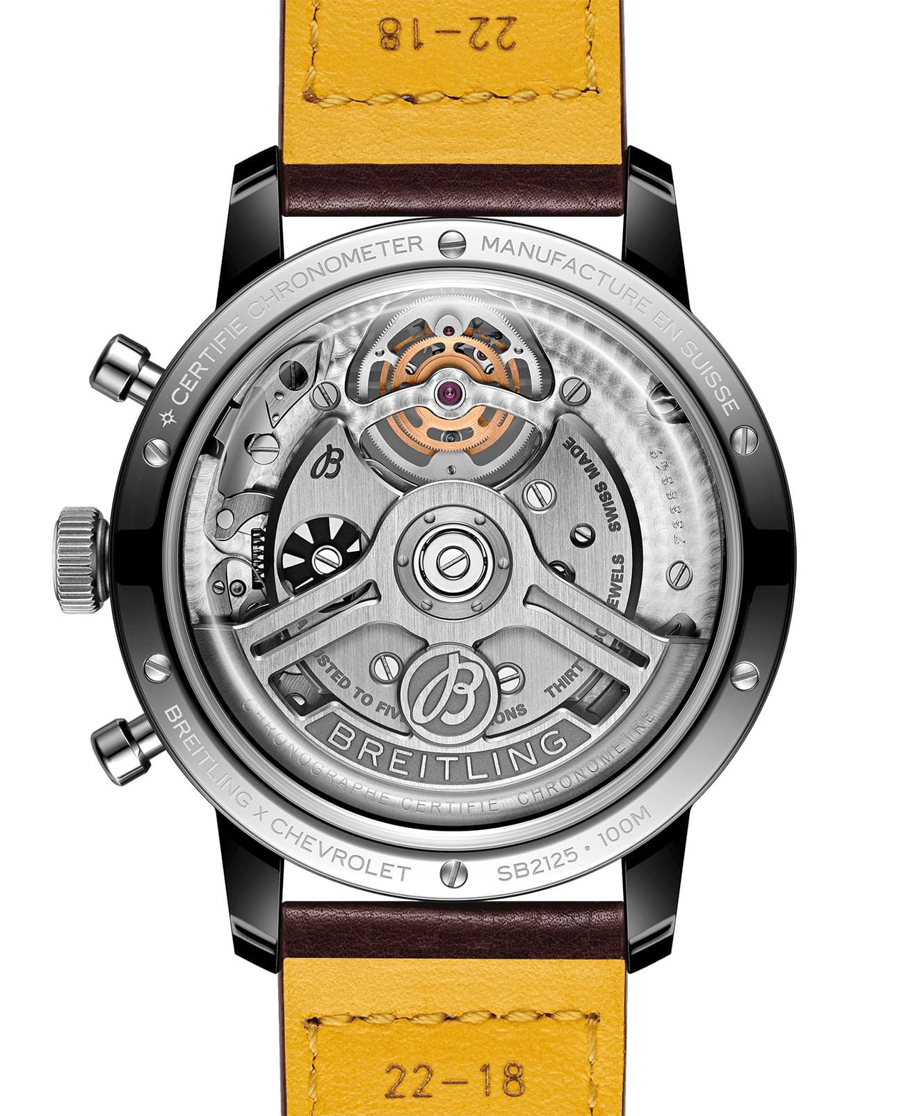 Оригинальные часы Breitling Breitling Top Time B21 Chevrolet Corvette SB21252A1Q1X1 механические калибр механизма breitling 23 общий вид
