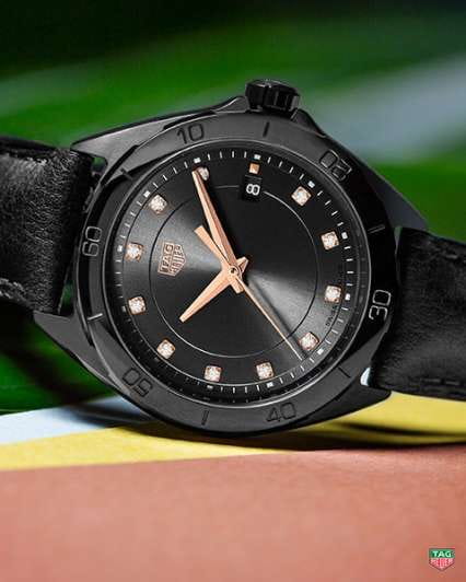 TAG Heuer TAG Heuer Formula 1 WBJ1317.FC8230, formula 1 швейцария женские часы на браслете кожаный боковой вид