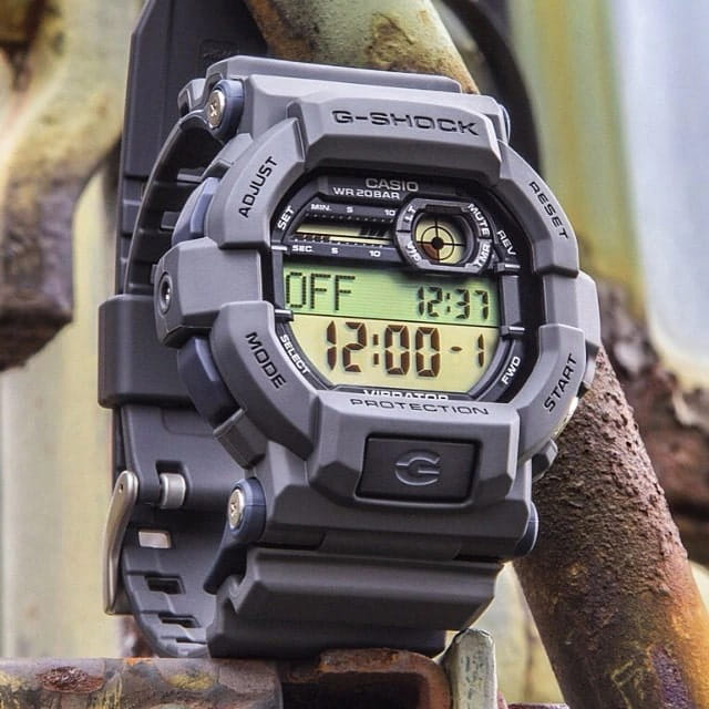 Casio Casio G-Shock GD-350-8DR (GD-350-8), g-shock япония мужские часы на браслете пластик боковой вид