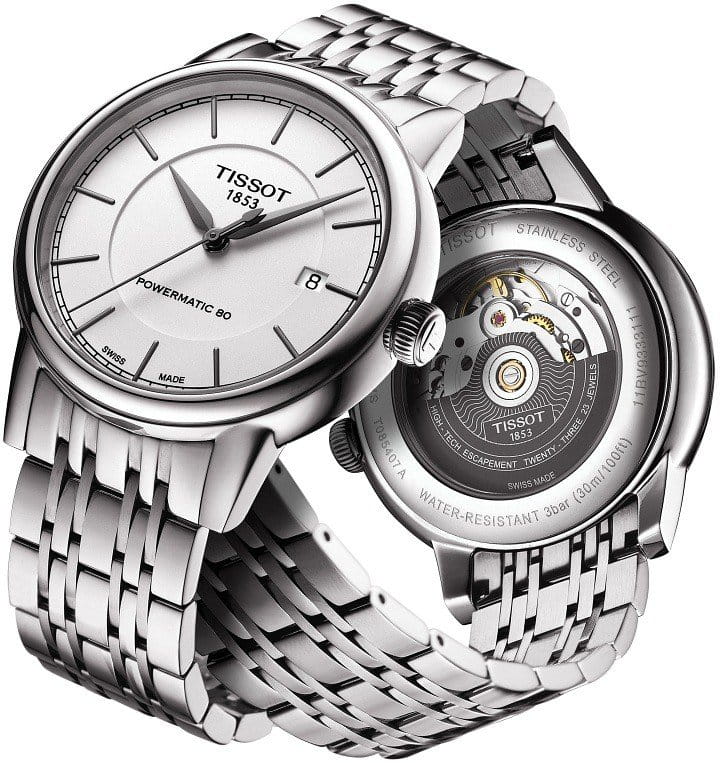 Tissot Tissot Carson Powermatic 80 T085.407.11.011.00 Carson, наручные мужские часы фото под углом