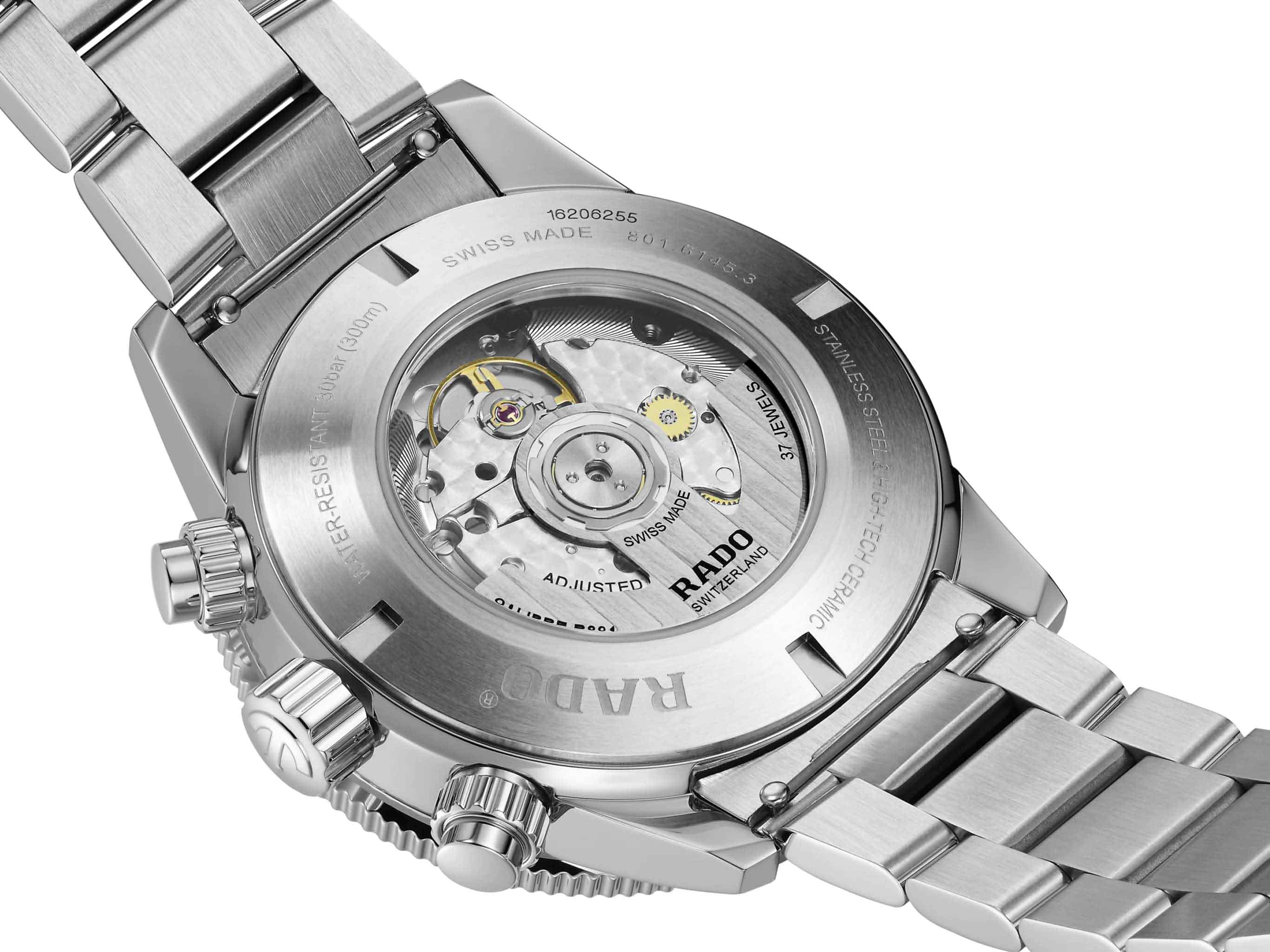 Rado Rado Captain Cook Automatic Chronograph R32145158, captain cook швейцария мужские часы на браслете нержавеющая сталь боковой вид